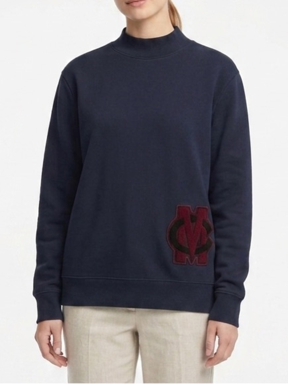 Club Monaco 1985 Heritage Crest Mock Neck Sweatshirt (Limited Edition)